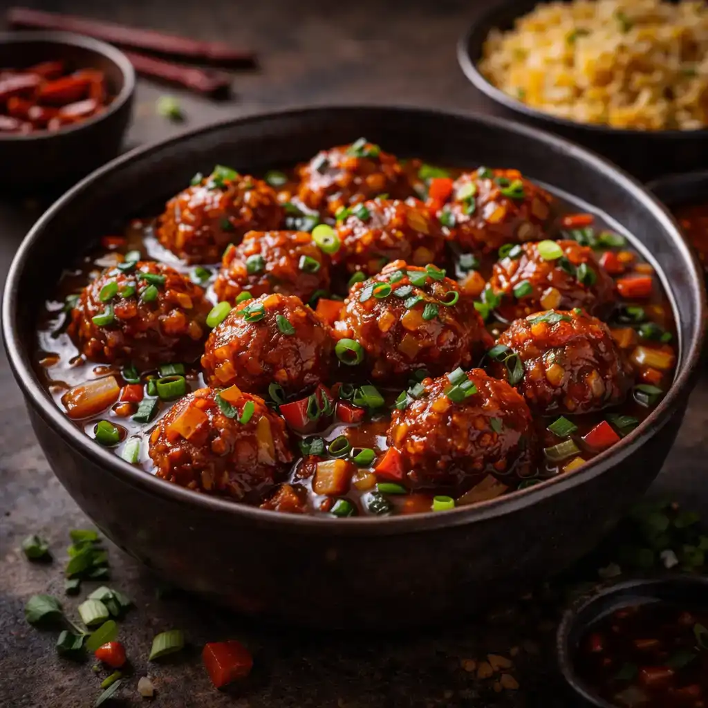 Veg Manchurian at Hashtag India
